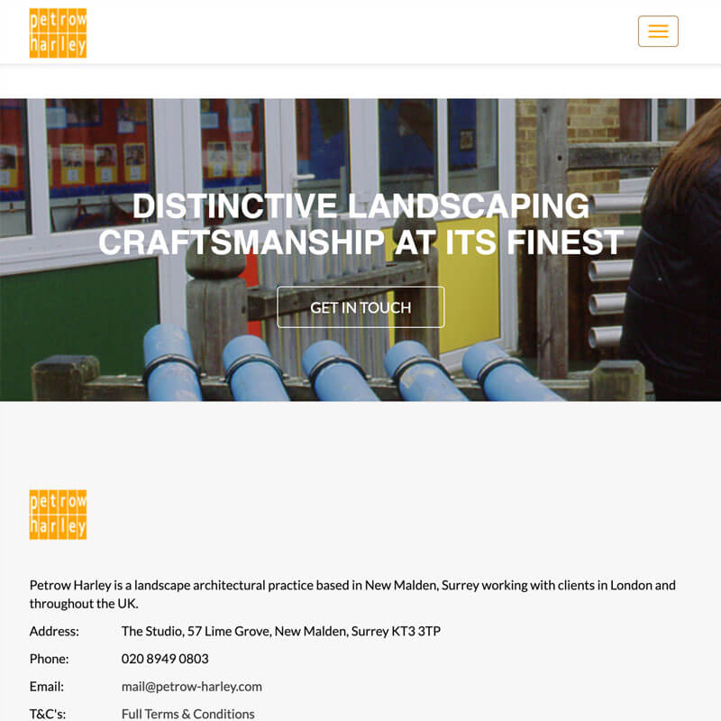Petrow Harley Banner / Footer Image - Website by CM Web Solutions