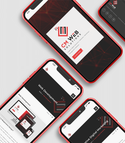 CM Web Solutions responsive website Completed by CM Web Solutions