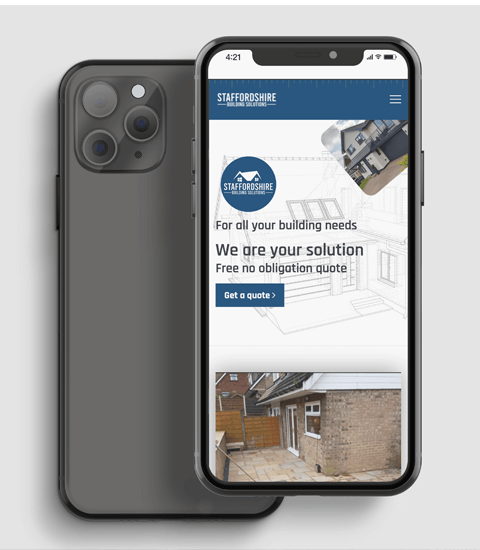 Staffordshire Building Solutions Project Completed by CM Web Solutions