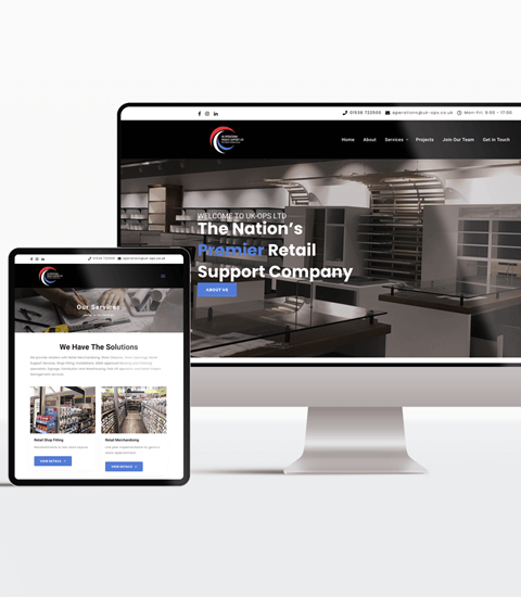 UK-OPS Ltd Project Completed by CM Web Solutions